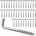 thumbnail image 1 of 40 Pcs L-hook Screws Square Hook Screws, 1 of 5