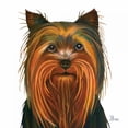 thumbnail image 2 of Bucci, Debra 26x26 Black Ornate Wood Framed with Double Matting Museum Art Print Titled - Yorkie, 2 of 4