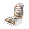 thumbnail image 2 of Easter Chair Covers Set of 2, Stretchable Dining Chair Slipcovers with Bunny and Egg Patterns, Washable Polyester Decorative Covers for Holiday Party Home Decor, Standard, 2 of 6