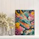 thumbnail image 2 of Qisvanset 12x16 Inch Black Lab Dog in Reeds Oil Painting Canvas Print Wall Art, 2 of 5