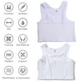 thumbnail image 5 of XUJI Women Chest Binder Breast Binder Bra Breathable Corset Vest Tank Tops (W, XL), 5 of 7