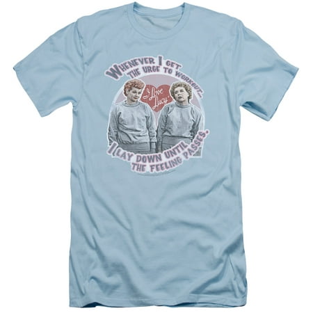 I Love Lucy - Lucys Workout - Slim Fit Short Sleeve Shirt -