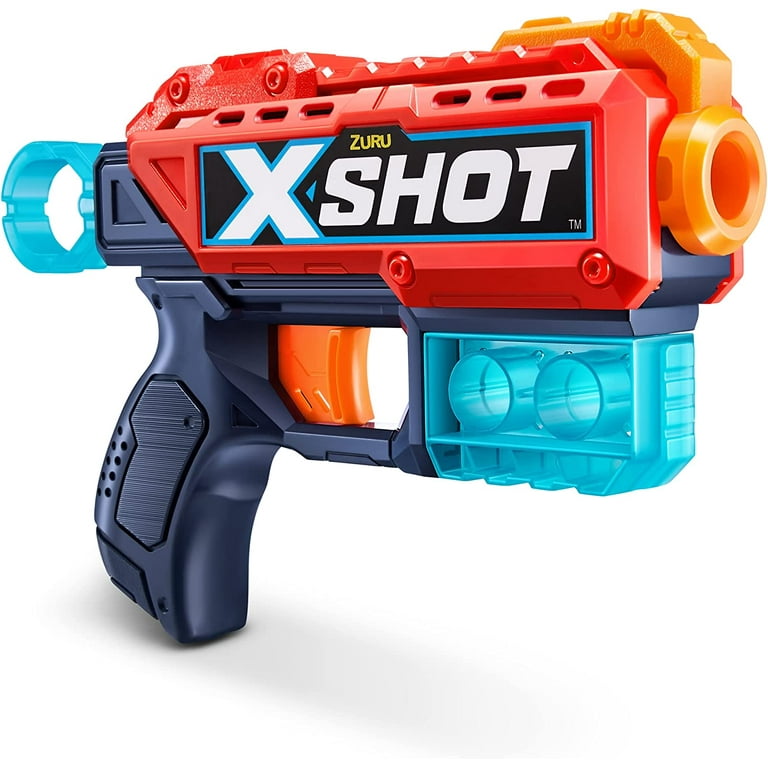 X-Shot Double Kickback Blaster Combo Pack with 6 Targets and 8