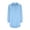 Blue A, variant on Womens Oversized Loose Shirts V-neck Long Sleeve Short Front Long Back Lace-up Slim Shirts Cardigans Boyfriend Blouses Tops Plus Size