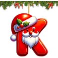 thumbnail image 1 of Colgante de letra de árbol de Navidad de acrílico | Decoración colgante con alfabeto personalizado | Decoración para árbol de Navidad para el hogar, puerta, pared, corona, 1 of 1