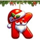 thumbnail image 1 of Adornos Navideños con Letras Del Alfabeto (26 Piezas) | Colgantes de Letras Acrílicas Personalizados con Gorros de Papá Noel | Decoraciones Navideñas Duraderas para El Hogar, La Oficina, La Escuela,, 1 of 1