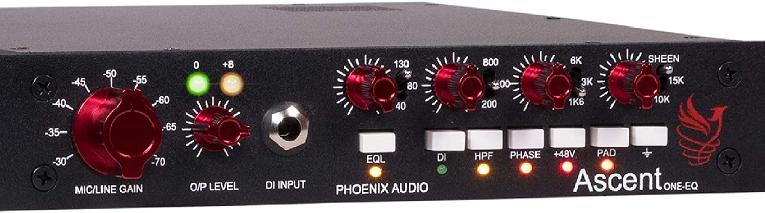 Phoenix Audio Ascent One EQ - Mono Class A Microphone Pre-Amplifier/DI/EQ