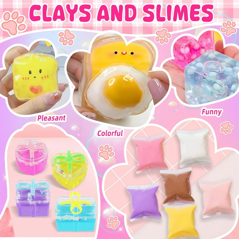 KiddiTouch Nano Tape Bubble Kit for Kids with Box, 6 Pcs Nano