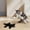 Black, variant on Interactive Dog Toys Stuffingless Dog Toys No Squeak Dog Toys Cute Plush Toy Flat Dog Toys for Aggressive Chewers Pet Supplies Dog Gift(1pc)