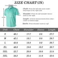 thumbnail image 4 of APTRO Mens Golf Shirt Short Sleeve Floral Polo Shirt Dry Fit Printed Performance Moisture Wicking Collared Polo Shirt Graphics Green MPO26 2XL, 4 of 6