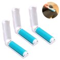 thumbnail image 2 of Reusable Lint Remover, Washable Silicone Dust Wiper Pet Hair Remover Lint Roller Cleaning Hair Brush Sticky Roller, 2 of 9