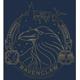 thumbnail image 2 of Men's Harry Potter Ravenclaw House Emblem Long Sleeve Shirt Navy Blue 2X Large, 2 of 3