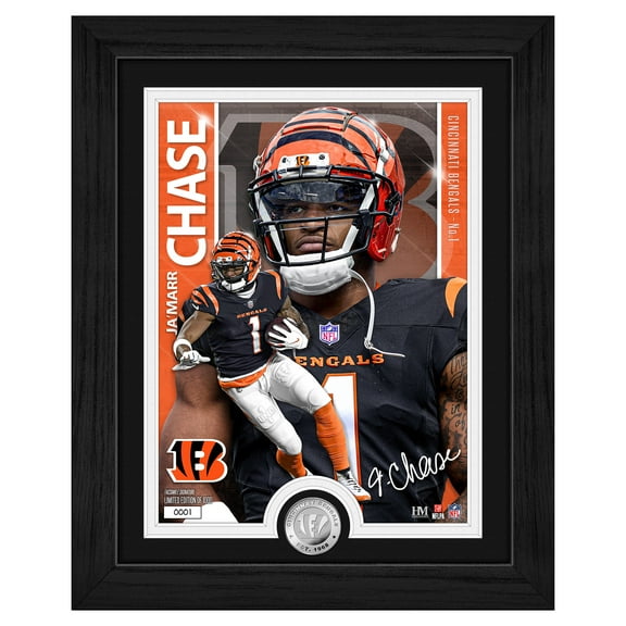 Highland Mint Cincinnati Bengals Ja'Marr Chase Silver Coin Photo Mint