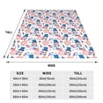 thumbnail image 3 of Bingfone American Gnomes Print Flannel Fleece Blanket Throw Blanket for Bed,Sofa,Couch,Travel,Camping(50"x40" ), 3 of 8
