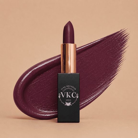 Luxury Long-Lasting & Hydrating High-Shine Lipstick with Mica, Burnt Amber