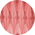thumbnail image 1 of Ahgly Company Tapis Rond Lavable en Machine Intérieur Transitionnel Rouge Camion de Pompiers, 5 Pieds Rond, 1 of 7