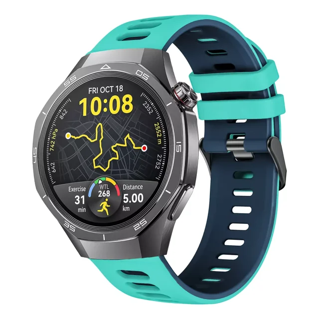 Correa Deportiva Doble Color Para Huawei Watch Gt 5 Pro