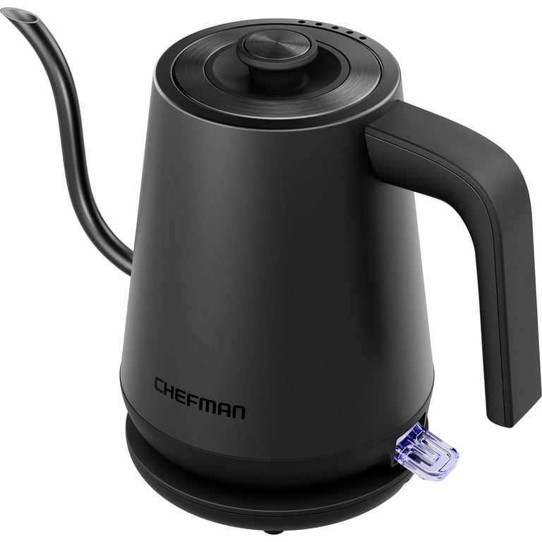 Chefman Fast-Boil Gooseneck Kettle, 0.8L, Black photo 1