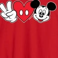 thumbnail image 2 of Mickey & Friends - Peace Love Mickey - Men's Long Sleeve T-Shirt, 2 of 4