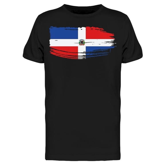 Dominican Flag, Painted Tee Men's -Image by Shutterstock