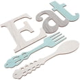thumbnail image 3 of 3pcs Kitchen Decor Kitchen Signs Rustic Eat Sign Spoon and Fork Wall Decors, 3 of 8