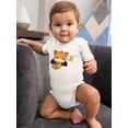 thumbnail image 2 of Cute Pumpkitty W Vampire Costume Bodysuit Infant -Image by Shutterstock,  12 Months, 2 of 4