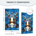 thumbnail image 5 of ZICANCN Outlet Covers Wall Plate, Cute Blue Christmas Reindeer Light Switch Cover Decorative, Duplex Toggle Combo 1-Gang, 5 of 9