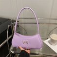 thumbnail image 4 of Bolso Superior Mujeres PU Shoulde Bag Fashion Backarm Elegante () Púrpura, 4 of 9