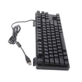 thumbnail image 3 of Teclado mecánico de 87 teclas con luz RGB y teclado multimedia de doble color para juegos de computadora y oficina, 3 of 15
