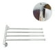 thumbnail image 5 of GOOHOCHY 1 toallero de acero inoxidable, accesorio de baño, toallero giratorio, toallero para baño (plateado)., 5 of 8