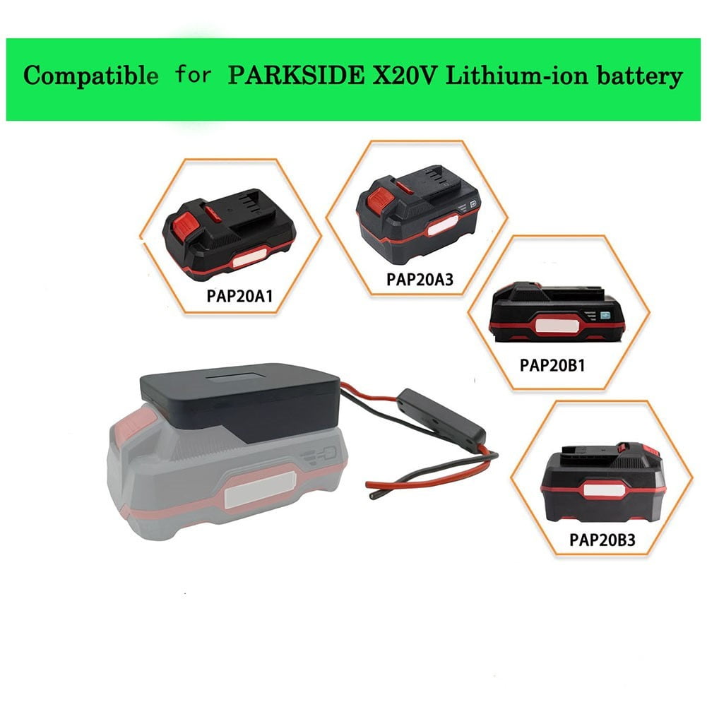 Pcs Adapter for Lidl for Parkside X 20V Team Lithium Battery