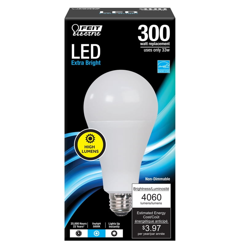 Feit Electric 3001966 300 Watt Equivalence A21 E26 Medium Led Bulb Daylight Walmart Com