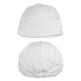 thumbnail image 4 of NYFASHION101 Men's Solid Color Cotton Elastic Buttoned Bill Newsboy Ivy Cap, White, 4 of 4