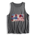 thumbnail image 5 of Mifsaly Womens Floral Patriotic Tank Tops Summer Sleeveless Graphic Tees 4Th Of July Crewneck Loose Fit Casual Lightweight Independence Day Shirts L, 5 of 5