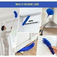 thumbnail image 2 of JFengqi Microfiber Feather Duster, 6pcs Washable Cobweb Dusters with 100” Extension Long Pole Cleaning Kit, Bendable Telescopic Duster for Ceiling Fan, Blinds, Furniture, Cars, 2 of 6