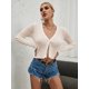 thumbnail image 5 of Txlixc Blusa de punto de manga larga para mujeres Txlixc moda, 5 of 8