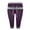 C-Purple519, variant on DHFJKG Crop Yoga Pants For Women Buttery Soft Stretchy Fitness Running Gym Sports Capri Pants With Drawstring