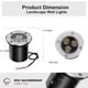 thumbnail image 2 of 3 uds luces empotradas de bajo voltaje luz LED para pozo luz de paisaje 3W 12V 24V impermeable IP67 luces de camino al aire libre (blanco frío), 2 of 5