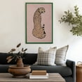 thumbnail image 4 of WFSposter Trendy Wild Animal Canvas Wall Art Vintage Cheetah Posters Maximalist Leopard Prints Painting Animal Wall Art Boho Wall Decor For Home Bedroom Dorm Wall Decor 24X20in Unframed, 4 of 7