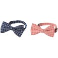 thumbnail image 1 of Collar para Gato con Pajarita, 2 Piezas Collar de Pajarita Durable y Cómodo, Collar para Perro Gato con Pajarita a Cuadros Ajustable, para Perros y Gatos pequeños, Talla M, 1 of 7