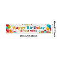 thumbnail image 3 of Happy Birthday Personalized Background Backdrop with Colorful Balloons and Gifts Banner for Party Supplies Photography Props Birthday Decoration, 3 of 8