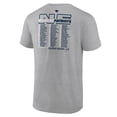 thumbnail image 3 of Men's Fanatics  Heather Gray New England Patriots Super Bowl LX Roster T-Shirt, 3 of 3