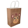 thumbnail image 4 of 25Pcs Kraft Paper Gift Bag Animal Pattern Multipurpose Kraft Bag with Handle for Party, 4 of 14