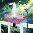 thumbnail image 7 of Hanging Bird Bath, Multi Functional Bird Bath Bubbler Birdbath Water Fountain Pump for Hummingbird Feeder Drinking, Bird Bath, Garden, Pool, and Pond, 7 of 7