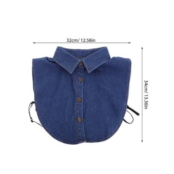 PAMINGONO Sky Denim Collar - Versatile Fashion Accessory for Stylish Wardrobe Upgrade