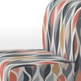thumbnail image 4 of Designart « Rétro Foliage Dream I » Fauteuil d'Appoint Capitonné à Tombé Multicolore - Fauteuil Moderne pour Salon, 4 of 7