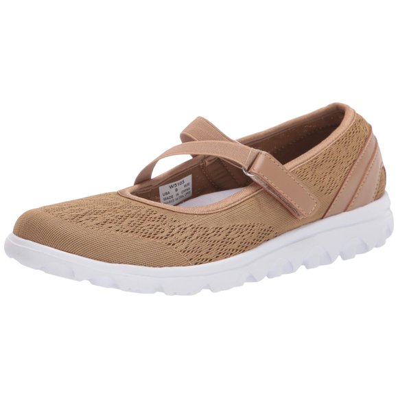 Propet Chaussures de Voyage pour Femmes Mary Jan, Honey, 11 m US