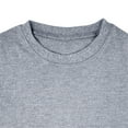 thumbnail image 6 of COSFO Crew Neck Shirts for Men Gray Long Sleeve Casual Waffle Knit Pullover Solid Oversized Tshirts for Men, 6 of 7