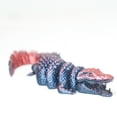 thumbnail image 3 of 3D Printed Crocodile,Movable Mouth,Flexible Joint Animal lacertid Figurines, Home Office Decor,Articulated Small sculpture, decorative item Surprise Festival Gifts, 3 of 9