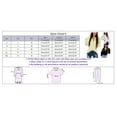 thumbnail image 3 of Blouse en Lin à Manches Longues Col en V Unie pour Femmes, 3 of 6
